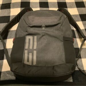Alienware Gray and Black Backpack Modern Design